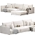 Modern Poliform Bristol with Ottoman 3D model small image 4