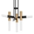 Rustic Black Koa Chandelier 3D model small image 1