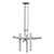 Rustic Black Koa Chandelier 3D model small image 2