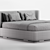 Modern Corona Render Bed Design 3D model small image 3