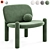 Contemporary TOTTORI Armchair Design 3D model small image 4