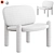 Contemporary TOTTORI Armchair Design 3D model small image 7