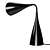 Modern Desk Lamp Up Down Black 3D model small image 2