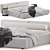 Modern Space-Saving Wall Bed 3D model small image 1