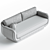 Elegant Nest Sofa Design 3D 3D model small image 3