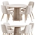 Elegant Chipman Chair Jeanette Set 3D model small image 3