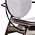 Colorful Circle Dining Chair 3D model small image 3