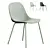 Muuto Fiber Plastic Side Chair 3D model small image 1