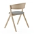 Modern Nordic V-Ray Wood Chair 3D model small image 3