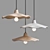 Artisan Ceramic Pendant Light 3D model small image 1