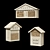 Pollinator Insect House Kit 3D model small image 3