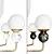 Elegant Sangamarmer Chandelier 90cm Diameter 3D model small image 4