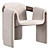 Elegant SARI Lounge Armchair Design 3D model small image 1