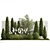 Urban Oasis Collection: Ornamental Trees & Grasses 3D model small image 7