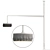 Sleek Abatjour Ceiling-Floor Lamp 3D model small image 2