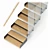 Contemporary Interior Stair Set 11 3D model small image 4