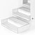 Contemporary Interior Stair Set 11 3D model small image 7