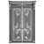 Baroque Style Classic Doors 3D model small image 4