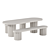 Chantel Concrete Outdoor Furniture Set 3D model small image 2