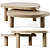 Modern Coffee Table Anthology Interiors 3D model small image 1