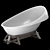 CONCINNITY By Vallvé Freestanding Bathtub 3D model small image 4