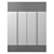 Modular Wardrobe Furniture 3D model small image 3