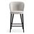 Tommy Lavsit Bar Chair: Stylish Modern Design 3D model small image 2