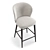 Tommy Lavsit Bar Chair: Stylish Modern Design 3D model small image 3