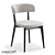 Scandinavian Style Compact Modern Chair 3D model small image 1