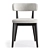 Scandinavian Style Compact Modern Chair 3D model small image 2