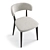 Scandinavian Style Compact Modern Chair 3D model small image 3