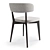 Scandinavian Style Compact Modern Chair 3D model small image 4