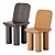 Elegant Minimalist OKKO Chair 3D model small image 1