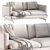 Natuzzi Jeremy Sofa 3D Model 3D model small image 6
