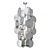 Elegant Crystal Chandelier Fixture 3D model small image 1