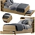 Woodland Kids Bed with Shelves 3D model small image 2