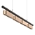 Modern Industrial Style Colt Pendant 3D model small image 1