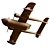 Vintage-inspired Conwing L-16 Aircraft 3D model small image 2