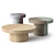 Modern Frari Cimento Table Set 3D model small image 1