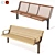 Emau Solo Park Benches 3D model small image 1