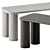 Found PAUSE Bench Set - Medium & Big 3D model small image 3