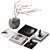 Modern Tabletop Decor Set 3D model small image 5