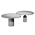 Modern Round Table Ekero XL 3D model small image 3