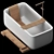 Designer Mineral Bath By Vallvé 3D model small image 5