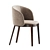 Elegant Calligaris Adel Velvet Chair 3D model small image 4