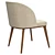 Elegant Taranto Chair 3D model small image 3