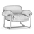 Elegant So Good Armchair Model 3D model small image 5