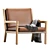 Modern Franck Lounge Chair 2013 3D model small image 3