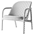 Sleek Neva Lounge Chair 3D model small image 7
