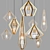 Sleek Pendant Lighting Fixture 3D model small image 4